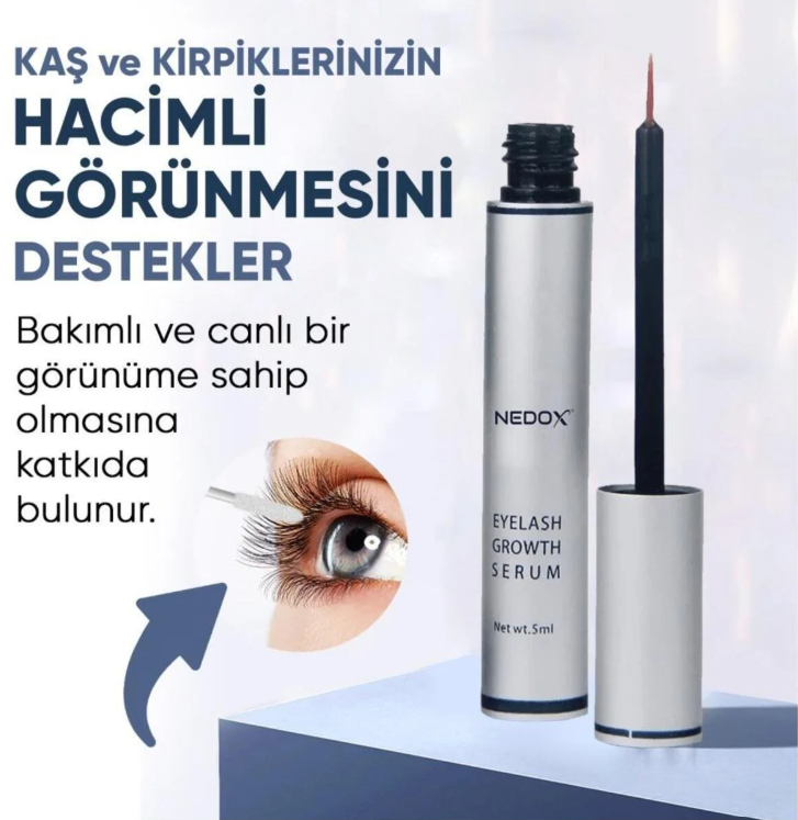 LashBloom™ Kaş & Kirpik Besleyici Serum – Onarıcı & Güçlendirici Bakım