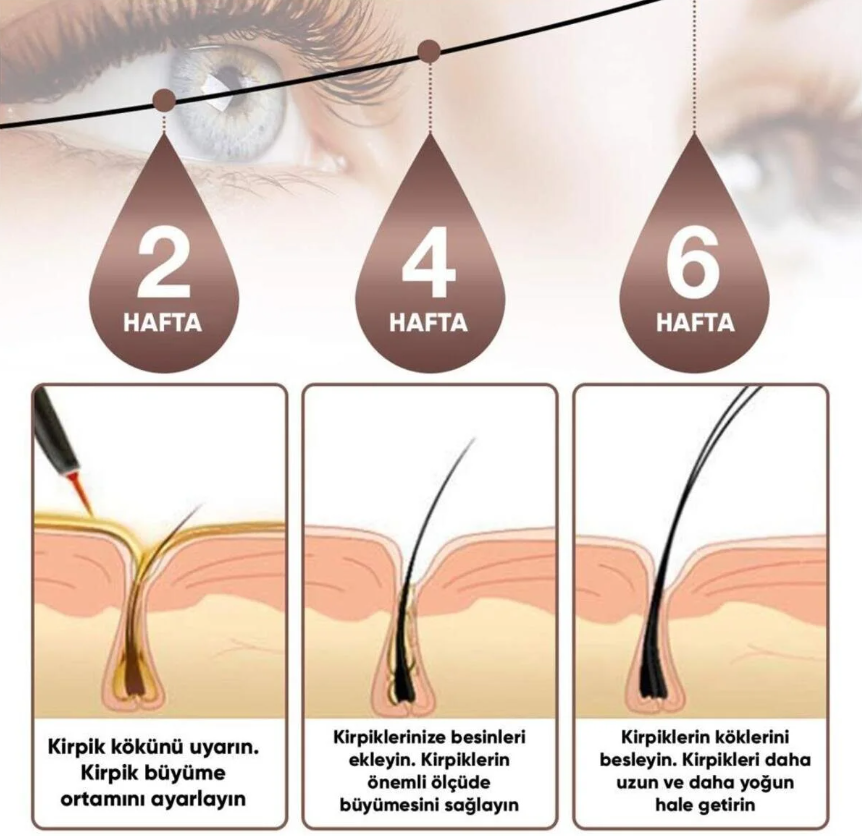 LashBloom™ Kaş & Kirpik Besleyici Serum – Onarıcı & Güçlendirici Bakım